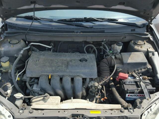 1NXBR32E64Z249132 - 2004 TOYOTA COROLLA CE GRAY photo 7