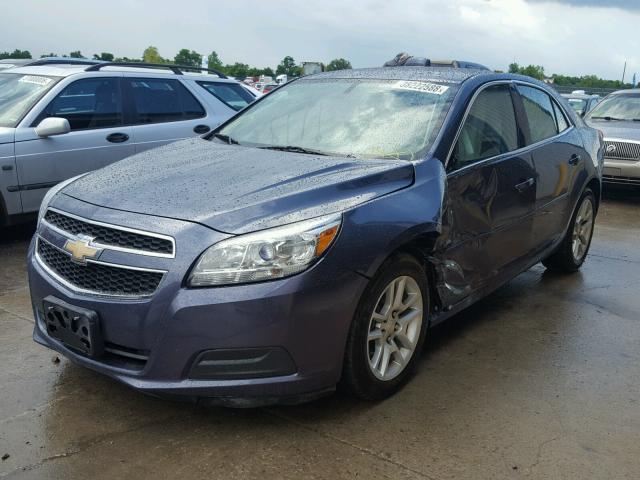 1G11C5SA2DF254710 - 2013 CHEVROLET MALIBU 1LT BLUE photo 2