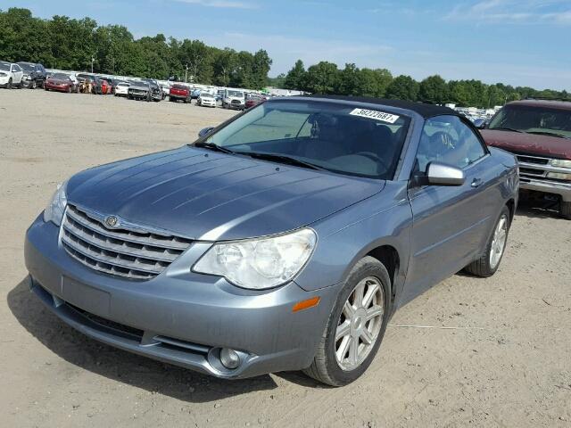 1C3LC55R88N225603 - 2008 CHRYSLER SEBRING TO BLUE photo 2