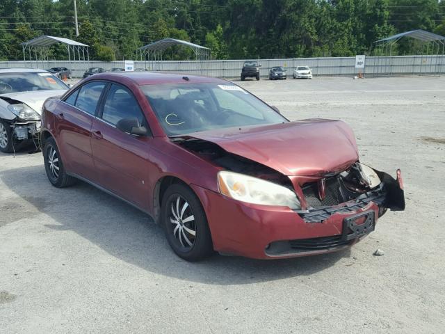 1G2ZH57N084135972 - 2008 PONTIAC G6 GT BURGUNDY photo 1