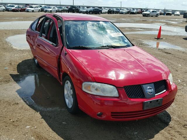 3N1CB51D66L456945 - 2006 NISSAN SENTRA 1.8 RED photo 1