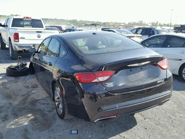 1C3CCCBB5FN585274 - 2015 CHRYSLER 200 S BLACK photo 3