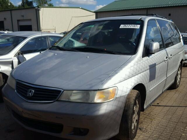 5FNRL18804B088120 - 2004 HONDA ODYSSEY SILVER photo 2