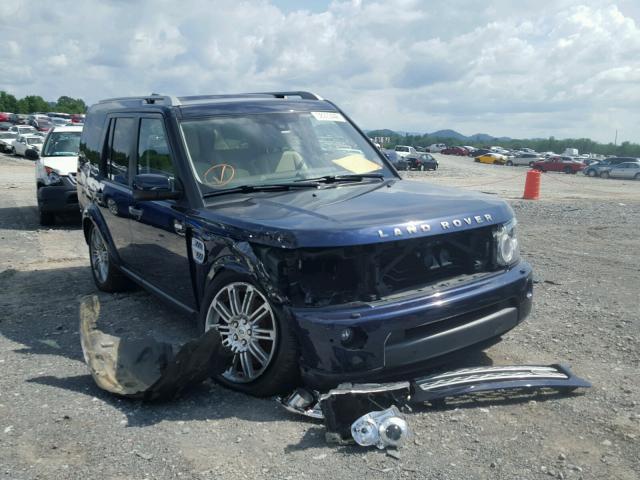 SALAK2D48DA689513 - 2013 LAND ROVER LR4 HSE LU BLUE photo 1