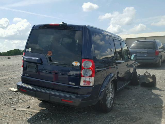 SALAK2D48DA689513 - 2013 LAND ROVER LR4 HSE LU BLUE photo 4