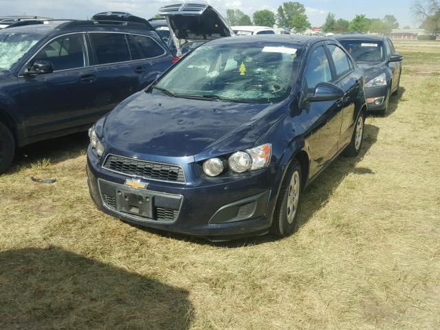1G1JA5SH6F4118260 - 2015 CHEVROLET SONIC LS 蓝色 照片 2