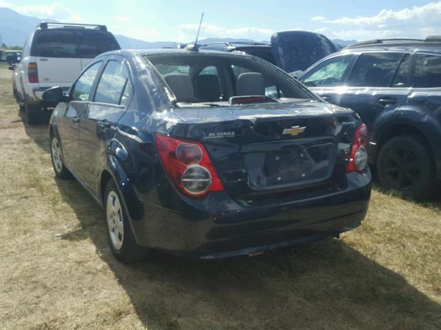 1G1JA5SH6F4118260 - 2015 CHEVROLET SONIC LS 蓝色 照片 3