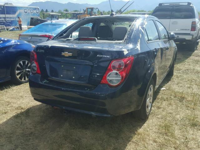 1G1JA5SH6F4118260 - 2015 CHEVROLET SONIC LS 蓝色 照片 4