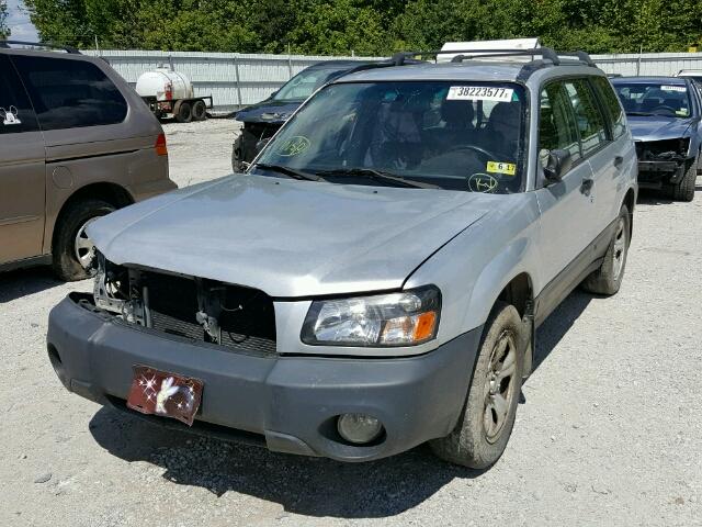 JF1SG63654H722052 - 2004 SUBARU FORESTER 2 SILVER photo 2