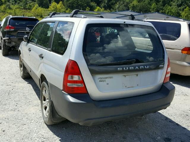 JF1SG63654H722052 - 2004 SUBARU FORESTER 2 SILVER photo 3