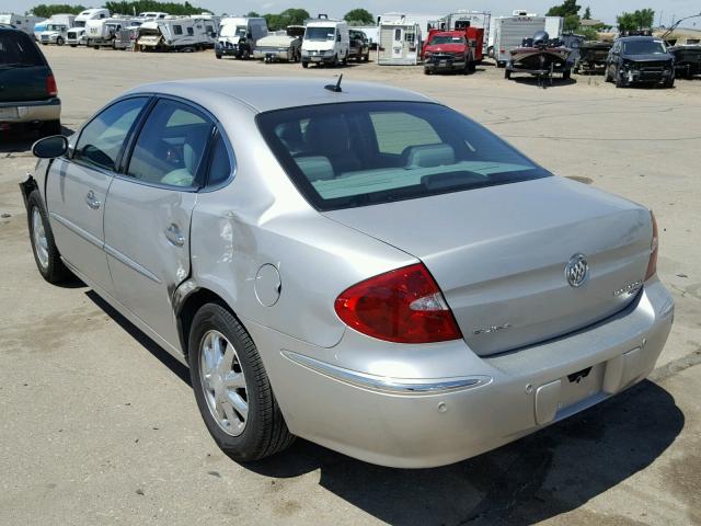 2G4WD582861273651 - 2006 BUICK LACROSSE C SILVER photo 3