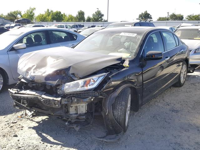 1HGCR3F84FA014005 - 2015 HONDA ACCORD EXL BLACK photo 2