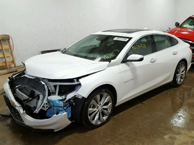 1G1ZH5SX4HF152324 - 2017 CHEVROLET MALIBU PRE WHITE photo 2