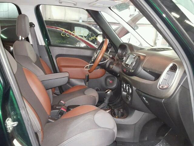 ZFBCFADH1EZ014125 - 2014 FIAT 500L TREKK GREEN photo 5