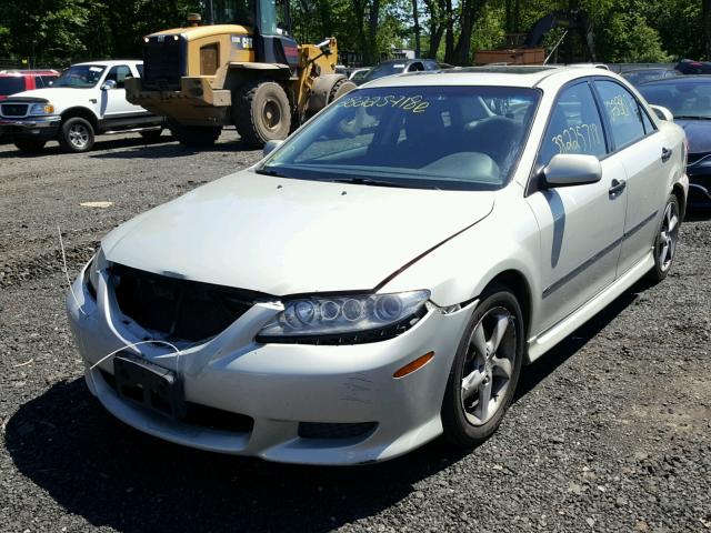 1YVHP80C455M39259 - 2005 MAZDA 6 I GRAY photo 2