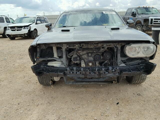 2C3CDYAG2CH174815 - 2012 DODGE CHALLENGER GRAY photo 9