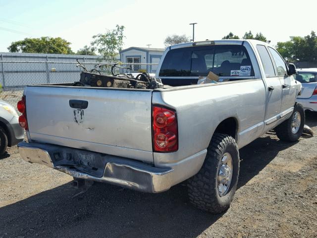3D7KS28AX7G822604 - 2007 DODGE RAM 2500 S ვერცხლისფერი ფოტო 4