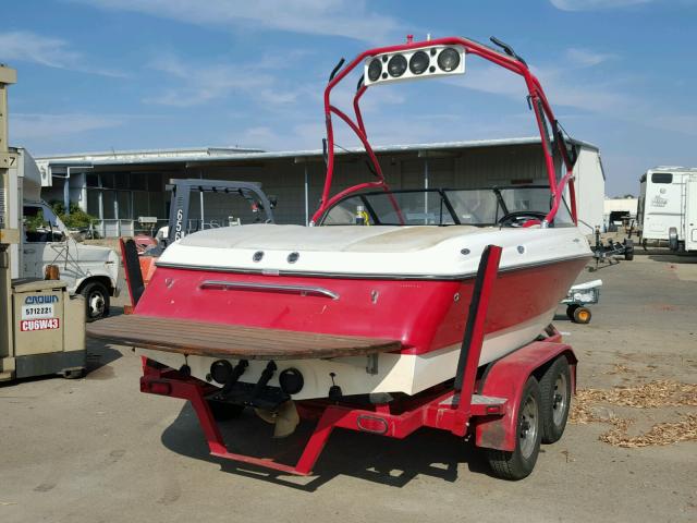 TIXN5501H102 - 2002 TIGE BOAT RED photo 4