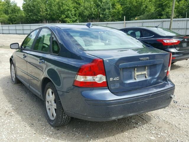 YV1MS382X72276388 - 2007 VOLVO S40 2.4I BLUE photo 3