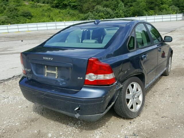 YV1MS382X72276388 - 2007 VOLVO S40 2.4I BLUE photo 4