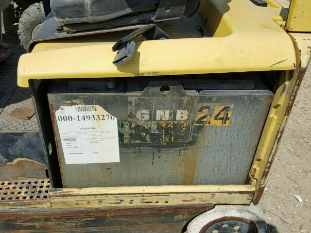 F108V18086W - 2000 HYST FORK LIFT YELLOW photo 7