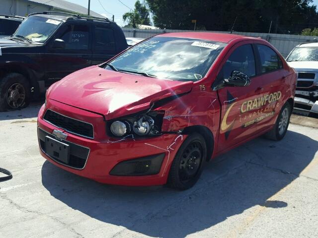 1G1JA5SH1C4202921 - 2012 CHEVROLET SONIC LS Qırmızı foto 2