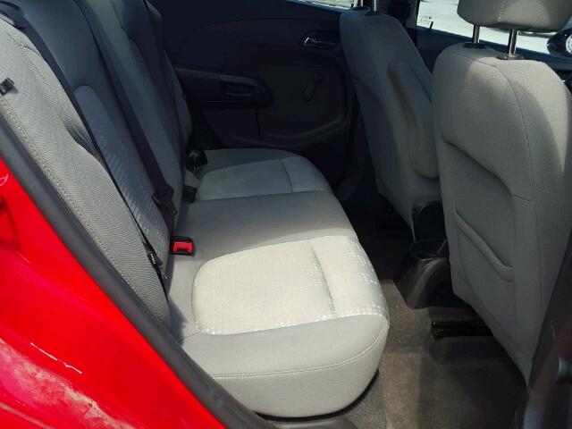 1G1JA5SH1C4202921 - 2012 CHEVROLET SONIC LS Qırmızı foto 6