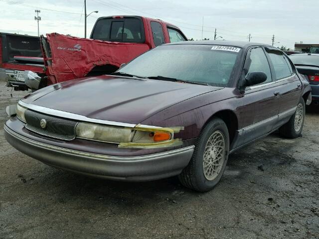 2C3HC46F4TH112947 - 1996 CHRYSLER NEW YORKER MAROON photo 2