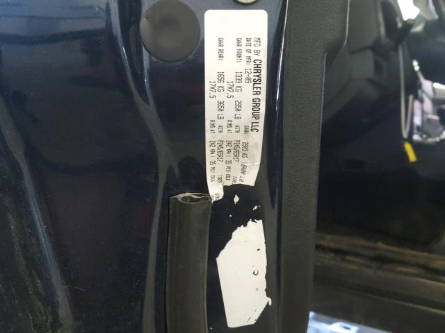 1J4RG4GK0AC128055 - 2010 JEEP COMMANDER BLUE photo 10