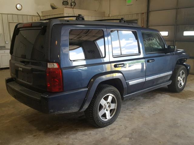 1J4RG4GK0AC128055 - 2010 JEEP COMMANDER BLUE photo 4