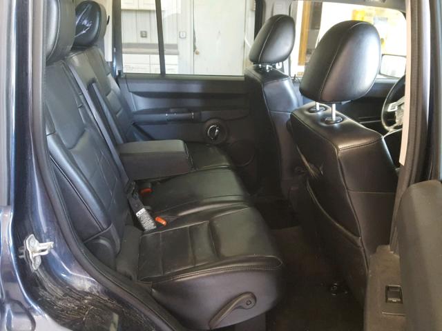 1J4RG4GK0AC128055 - 2010 JEEP COMMANDER BLUE photo 6