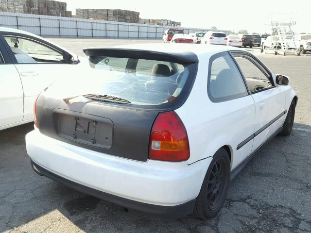 2HGEJ6340WH120052 - 1998 HONDA CIVIC DX WHITE photo 4