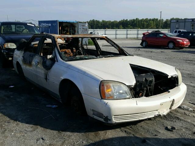 1G6KD54Y02U193114 - 2002 CADILLAC DEVILLE WHITE photo 1