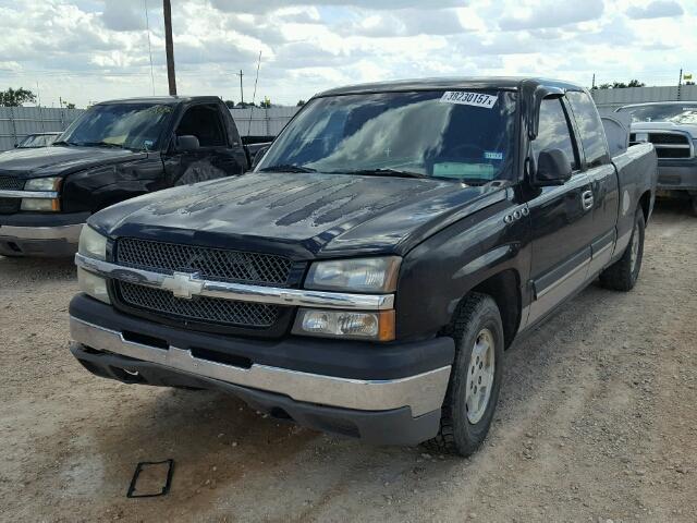 2GCEC19VX31267706 - 2003 CHEVROLET SILVERADO BLACK photo 2