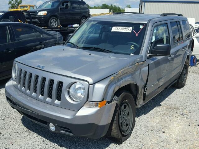 1C4NJPBA7GD656295 - 2016 JEEP PATRIOT SP SILVER photo 2