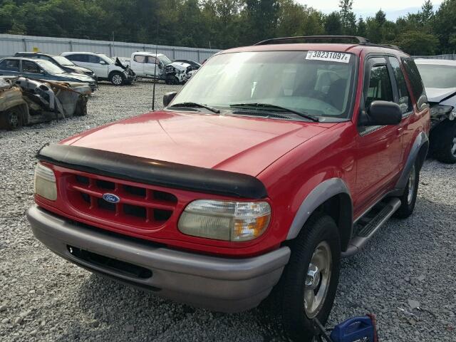 1FMCU24E6VUC53872 - 1997 FORD EXPLORER RED photo 2