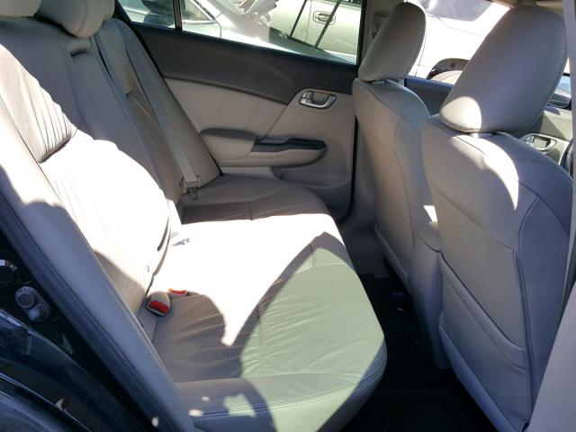 19XFB2F90CE348673 - 2012 HONDA CIVIC EXL BLACK photo 6