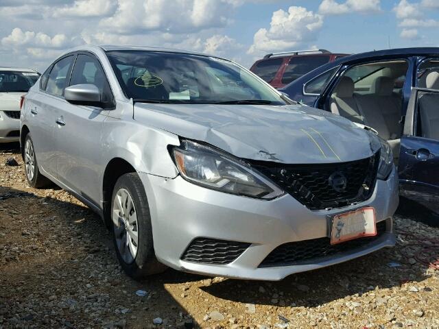 3N1AB7AP4GY260441 - 2016 NISSAN SENTRA S SILVER photo 1