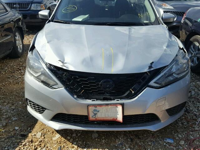 3N1AB7AP4GY260441 - 2016 NISSAN SENTRA S SILVER photo 9