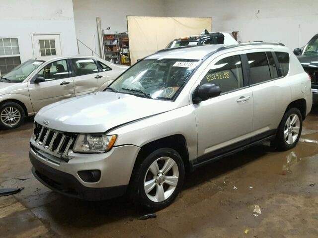 1J4NT1FA1BD261050 - 2011 JEEP COMPASS SP SILVER photo 2