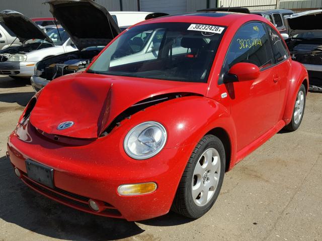 3VWCP21C43M416161 - 2003 VOLKSWAGEN NEW BEETLE წითელი ფოტო 2