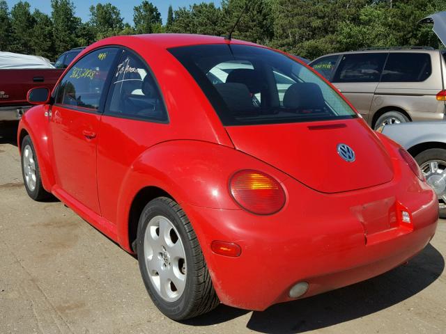 3VWCP21C43M416161 - 2003 VOLKSWAGEN NEW BEETLE წითელი ფოტო 3