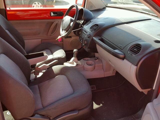 3VWCP21C43M416161 - 2003 VOLKSWAGEN NEW BEETLE წითელი ფოტო 5