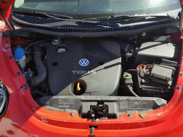 3VWCP21C43M416161 - 2003 VOLKSWAGEN NEW BEETLE წითელი ფოტო 7