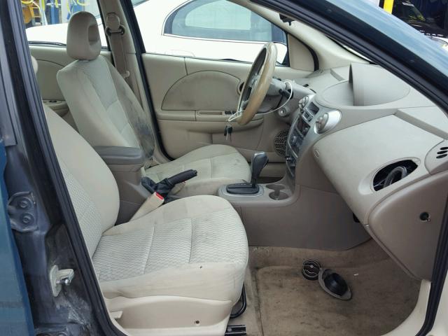 1G8AJ55F37Z205064 - 2007 SATURN ION LEVEL GREEN photo 5