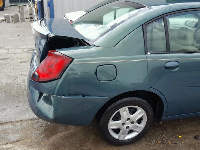 1G8AJ55F37Z205064 - 2007 SATURN ION LEVEL GREEN photo 9