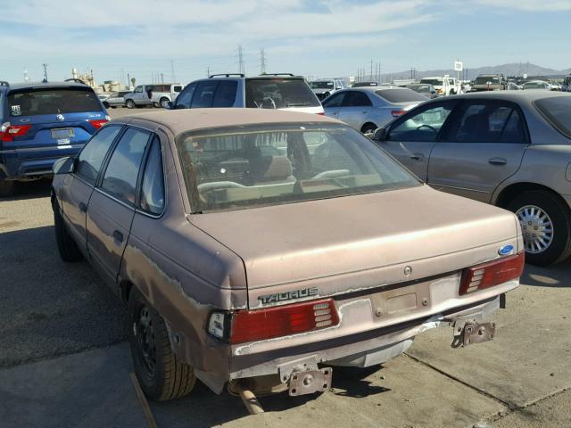 1FABP52UXKG244191 - 1989 FORD TAURUS GL BROWN photo 3