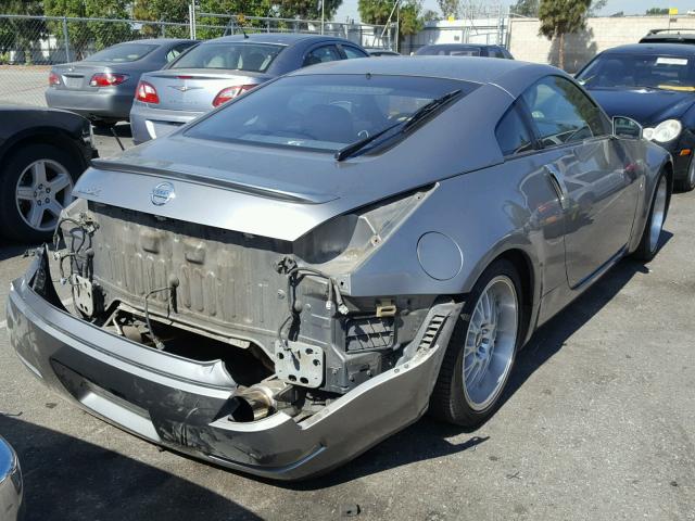 JN1AZ34D84T151345 - 2004 NISSAN 350Z COUPE SILVER photo 4