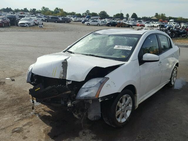 3N1AB6AP6CL698623 - 2012 NISSAN SENTRA 2.0 WHITE photo 2