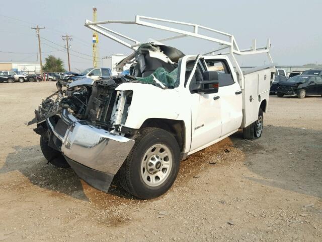 1GC4KYC80GF293689 - 2016 CHEVROLET SILVERADO WHITE photo 2